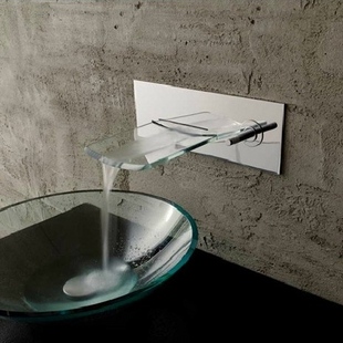 Single Handle Chrome Waterfall Bathroom Sink Faucet T0500 Single Handle Chrome Waterfall Bathroom Sink Faucet T0500
