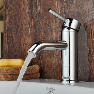 Centerset Contemporary Chrome Finished Single Handle Solid Brass Bathroom Sink Faucet T0515 Centerset Contemporary Chrome Finished Single Handle Solid Brass Bathroom Sink Faucet T0515