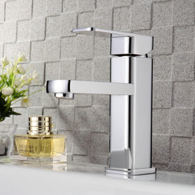 Chrome Finish Solid Brass Bathroom Sink Faucet T0516 Chrome Finish Solid Brass Bathroom Sink Faucet T0516