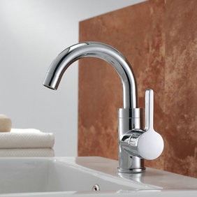 Chrome Finish Solid Brass Bathroom Sink Faucet T0542 Chrome Finish Solid Brass Bathroom Sink Faucet T0542