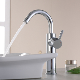 Chrome Finish Solid Brass Bathroom Sink Faucet (Tall)T0542H Chrome Finish Solid Brass Bathroom Sink Faucet (Tall)T0542H