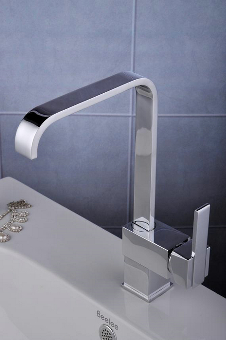 Chrome Finish Solid Brass Ktchen Faucet T0718 Chrome Finish Solid Brass Ktchen Faucet T0718