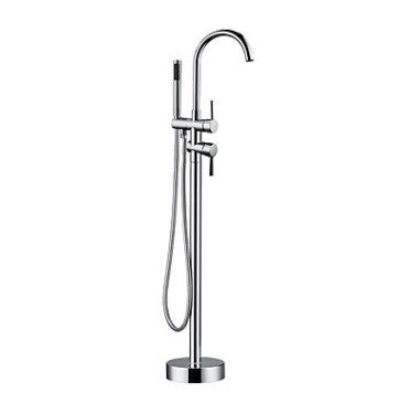 Contemporary Floor Standing Tub Faucet with Hand Shower T0722FS Contemporary Floor Standing Tub Faucet with Hand Shower T0722FS