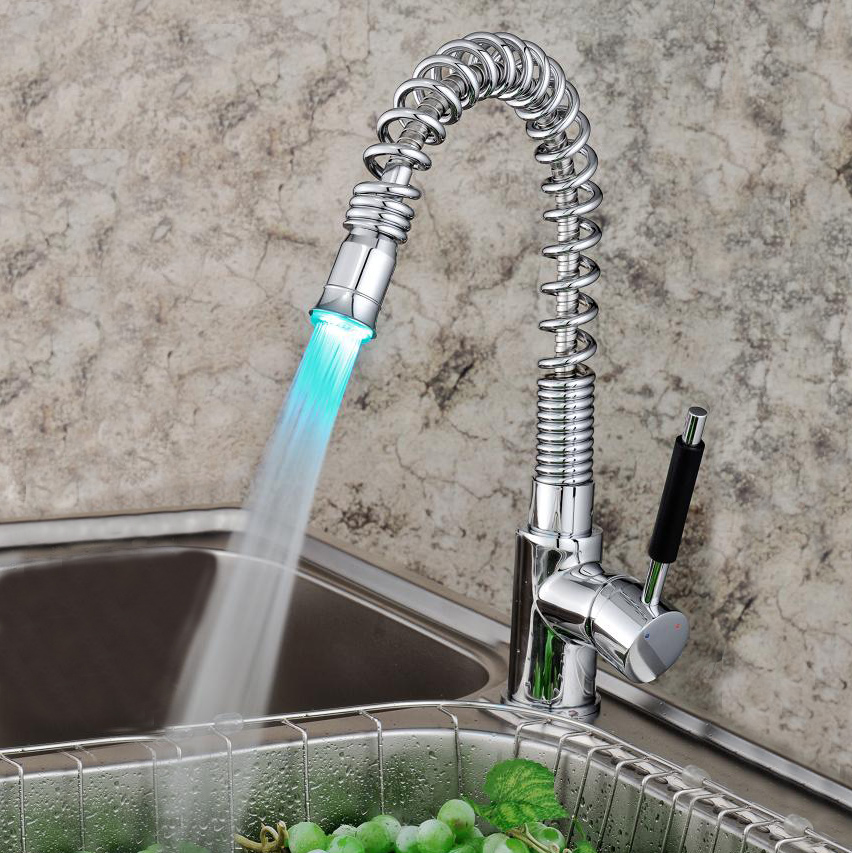Chrome Single Handle Pull Down Centerset Kitchen Faucet T0781B Chrome Single Handle Pull Down Centerset Kitchen Faucet T0781B
