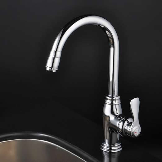 Chrome Single Handle Centerset kitchen Faucet T1723 Chrome Single Handle Centerset kitchen Faucet T1723