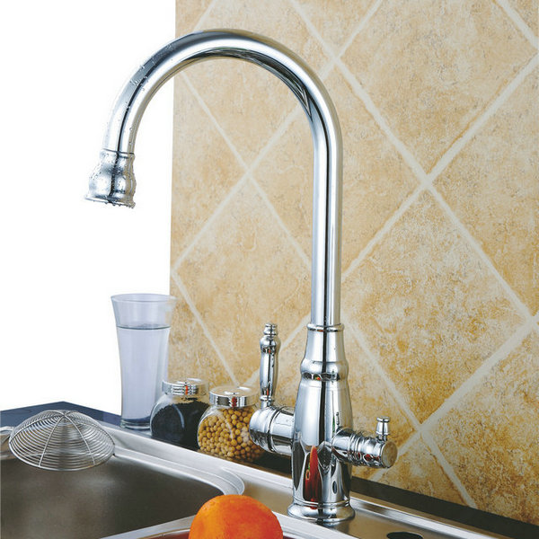Three Flow Kitchen Faucet with pure water RO Faucet T3001 Three Flow Kitchen Faucet with pure water RO Faucet T3001