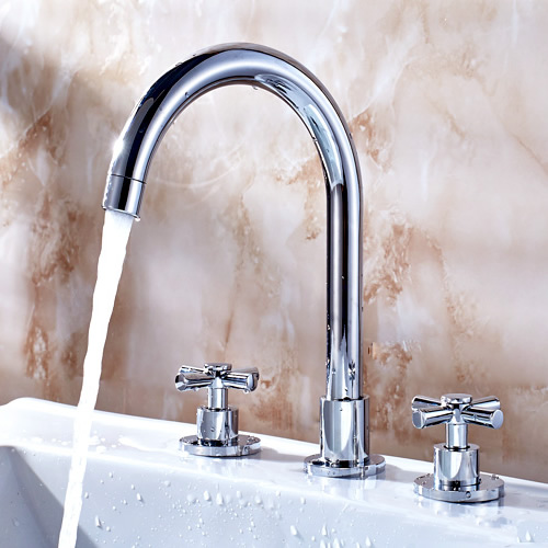 Classic Brass Bathroom Sink Faucet Widespread T0772 Classic Brass Bathroom Sink Faucet Widespread T0772