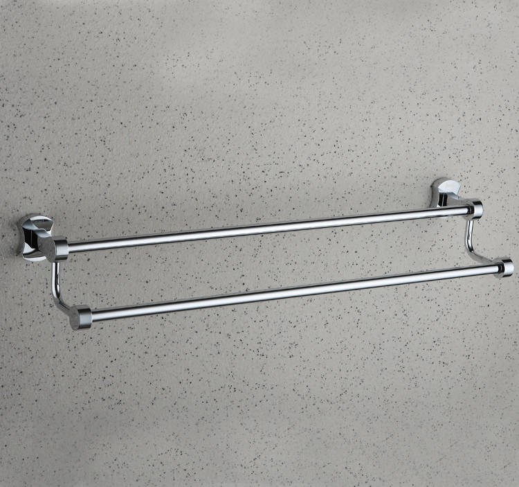 Chrome finished Solid Brass 25 Inch Double Towel Bar TCB2003 Chrome finished Solid Brass 25 Inch Double Towel Bar TCB2003