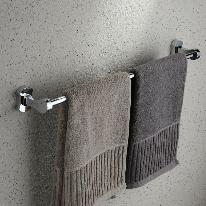 Chrome finished Brass Wall-mounted Single Towel Bar TCB2005 Chrome finished Brass Wall-mounted Single Towel Bar TCB2005