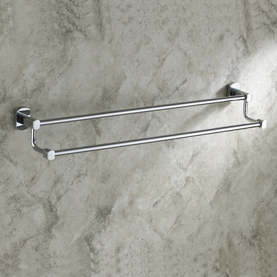 Chrome Finish Brass Double Bars Two Bars Towel Bar TCB7302 Chrome Finish Brass Double Bars Two Bars Towel Bar TCB7302