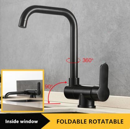 Antique Black Bronze Brass 360° Rotatable Inside Window Foldable Kitchen Sink Faucet FB0188 Antique Black Bronze Brass 360° Rotatable Inside Window Foldable Kitchen Sink Faucet FB0188