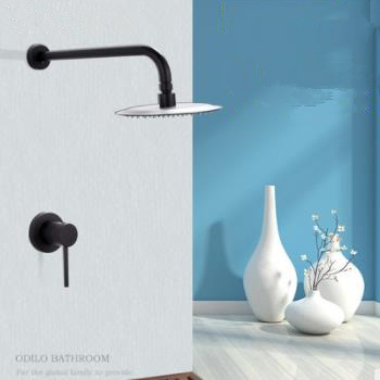 Antique Black Brass Bathroom Concealed Installation Rainfall Shower Faucet FBS0289 Antique Black Brass Bathroom Concealed Installation Rainfall Shower Faucet FBS0289
