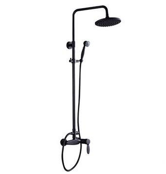 Antique Black Bronze Brass Bathroom Wall Mounted Shower Set FBS0465 Antique Black Bronze Brass Bathroom Wall Mounted Shower Set FBS0465