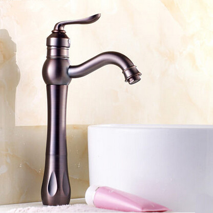 Antique Oil Rubbed Bronze Bathroom Sink Faucet (High version) ORB109H Antique Oil Rubbed Bronze Bathroom Sink Faucet (High version) ORB109H