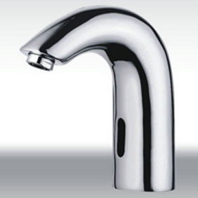 Contemporary Cold Water Automatic Touchless Sensor Sink Faucet - T0114 Contemporary Cold Water Automatic Touchless Sensor Sink Faucet - T0114