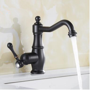 Antique Black Bronze Brass Mixer Water Rotatable Bathroom Sink Faucet T0146B Antique Black Bronze Brass Mixer Water Rotatable Bathroom Sink Faucet T0146B