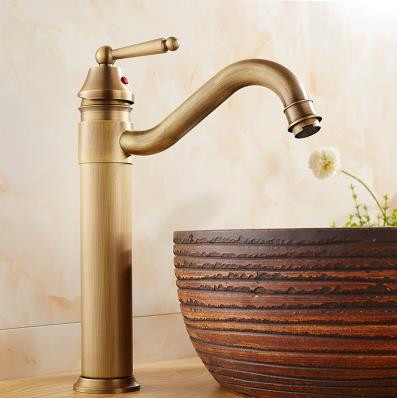 Classic Antique Bronze Finish Bathroom Sink Faucet T0404H Classic Antique Bronze Finish Bathroom Sink Faucet T0404H