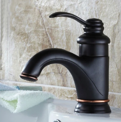 Black Antique Brass Single Handle Centerset Bathroom Sink Faucet T0405B Black Antique Brass Single Handle Centerset Bathroom Sink Faucet T0405B