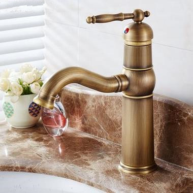 Centerset Antique Brass Bathroom Sink Faucet T0448A Centerset Antique Brass Bathroom Sink Faucet T0448A