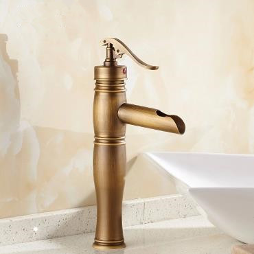 Centerset Antique Brass Bathroom Sink Faucet T0599HA Centerset Antique Brass Bathroom Sink Faucet T0599HA
