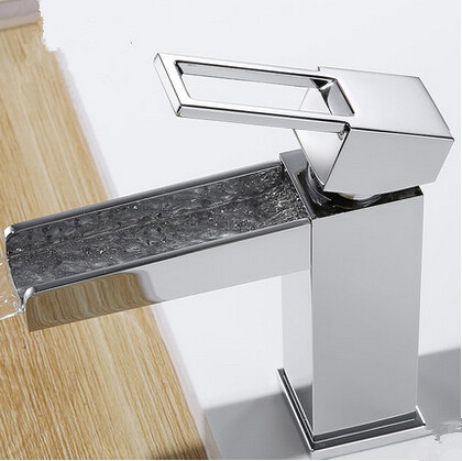 Art and New Design Waterfall Single Handle Mixer Bathroom Faucet T1024E Art and New Design Waterfall Single Handle Mixer Bathroom Faucet T1024E