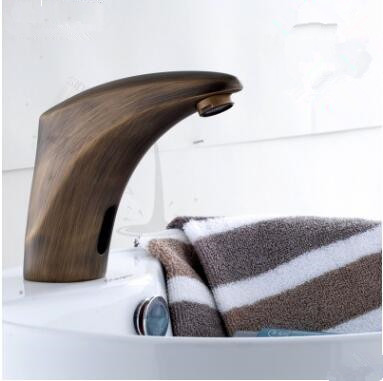 Antique Brass Automatic Mixer Water Hands-Free Bathroom Sink Faucet TA0250 Antique Brass Automatic Mixer Water Hands-Free Bathroom Sink Faucet TA0250