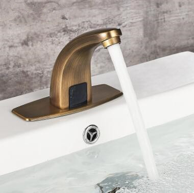 Antique Automatic Faucets Brass Hand-free Mixer Water Bathroom Sink Faucet TA0308 Antique Automatic Faucets Brass Hand-free Mixer Water Bathroom Sink Faucet TA0308