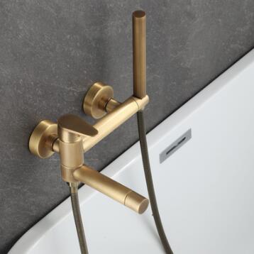 Antique Brass Two Holes Bathtub Faucet Mixer Bathroom Bath Faucet Set TA0399F Antique Brass Two Holes Bathtub Faucet Mixer Bathroom Bath Faucet Set TA0399F