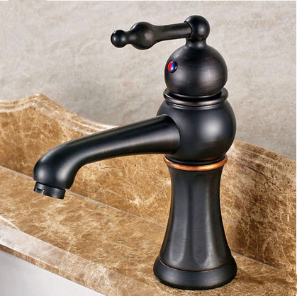 Antique Black Bronze Brass Bathroom Sink Faucet TA2018B Antique Black Bronze Brass Bathroom Sink Faucet TA2018B