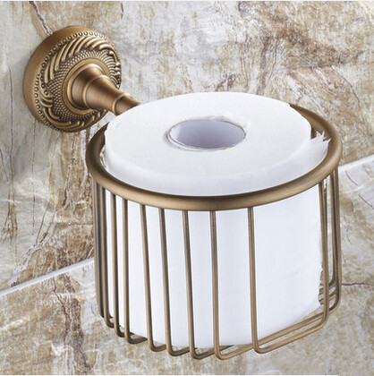 Antique Brass Toilet Paper Basket Bathroom Accessory Toilet Paper Holder TAB02P Antique Brass Toilet Paper Basket Bathroom Accessory Toilet Paper Holder TAB02P
