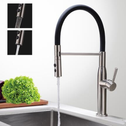 Antique Brass Black Printed Kitchen Pull Down Mixer Sink Faucet TB0449 Antique Brass Black Printed Kitchen Pull Down Mixer Sink Faucet TB0449