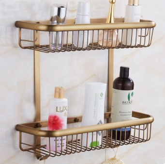 2-Tier Antique Barss Soap Basket TCB0110 2-Tier Antique Barss Soap Basket TCB0110