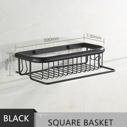 Antique Black Bronze Brass Square Bathroom Basket TCB0128 Antique Black Bronze Brass Square Bathroom Basket TCB0128