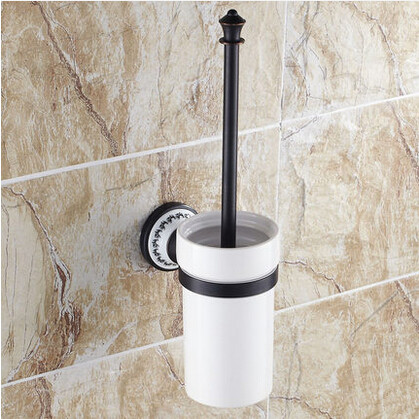 Antique Brass Black Bronze Ceramics Bathroom Toilet Brush Holder TCB03R Antique Brass Black Bronze Ceramics Bathroom Toilet Brush Holder TCB03R