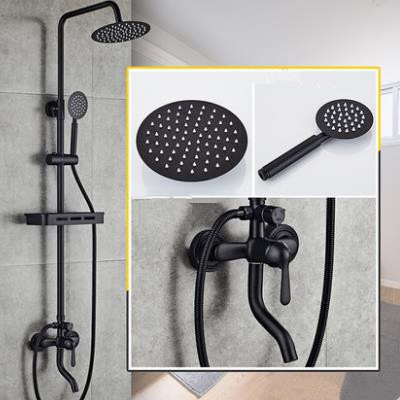 Antique Black Baking Finished Brass Bathroom Waterfall Shower Faucet Set TFB0198 Antique Black Baking Finished Brass Bathroom Waterfall Shower Faucet Set TFB0198