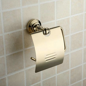 Antique Brass Ti-PVD Wall-mounted Toilet Roll Holder TGB1002 Antique Brass Ti-PVD Wall-mounted Toilet Roll Holder TGB1002