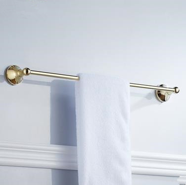Antique Brass Ti-PVD Wall-mounted Single Towel Bar TGB1005 Antique Brass Ti-PVD Wall-mounted Single Towel Bar TGB1005