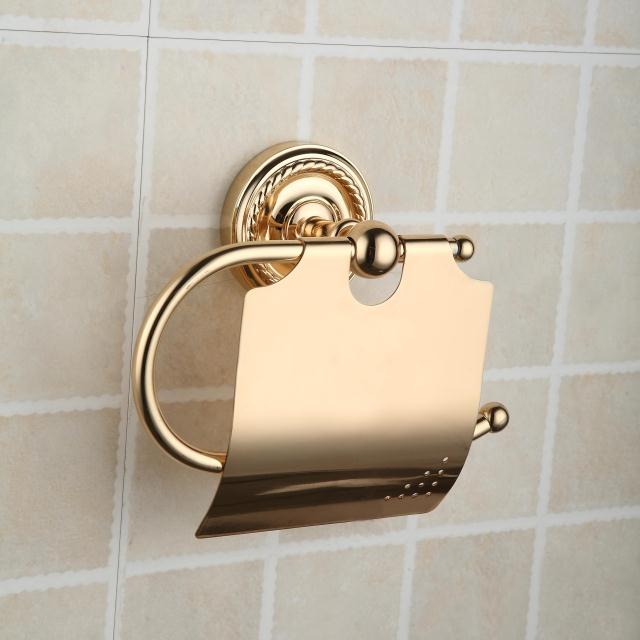 Antique Brass Ti-PVD Wall-mounted Toilet Roll Holder TGB2002 Antique Brass Ti-PVD Wall-mounted Toilet Roll Holder TGB2002