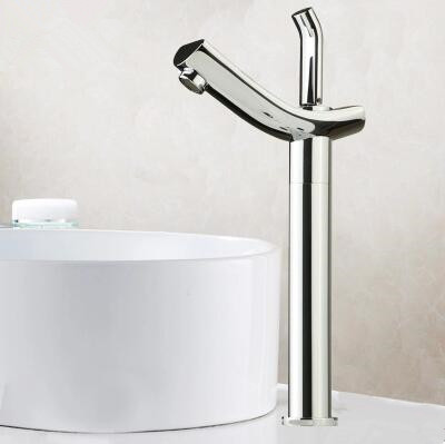 New Brass Single Hole High Version Mixer Bathroom Sink Faucet TS326H New Brass Single Hole High Version Mixer Bathroom Sink Faucet TS326H