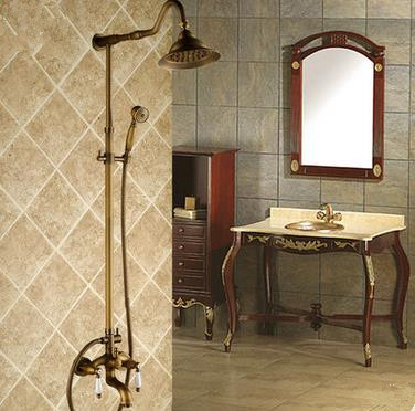 Contemporary 8 inch Shower Head + Hand Shower Tub Shower Faucet TSA009 Contemporary 8 inch Shower Head + Hand Shower Tub Shower Faucet TSA009