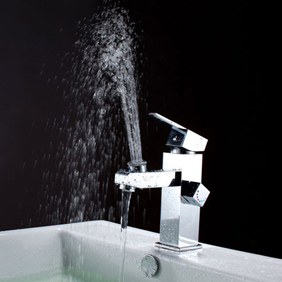 Chrome Finish Brass Bathroom Sink Faucet T0605 Chrome Finish Brass Bathroom Sink Faucet T0605