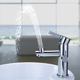 Chrome Finish Brass Bathroom Sink Faucet T0606 Chrome Finish Brass Bathroom Sink Faucet T0606