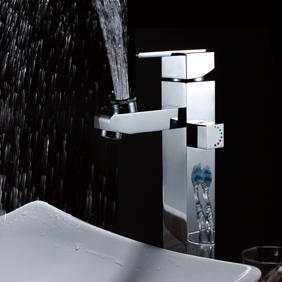 Chrome Finish Brass Bathroom Sink Faucet T0607 Chrome Finish Brass Bathroom Sink Faucet T0607