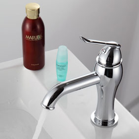 Chrome Finish Brass Bathroom Sink Faucet T0612 Chrome Finish Brass Bathroom Sink Faucet T0612