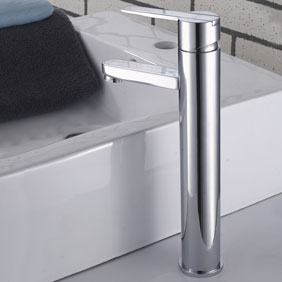 Elegant Brass Bathroom Sink Faucet Chrome Finish T0522H Elegant Brass Bathroom Sink Faucet Chrome Finish T0522H